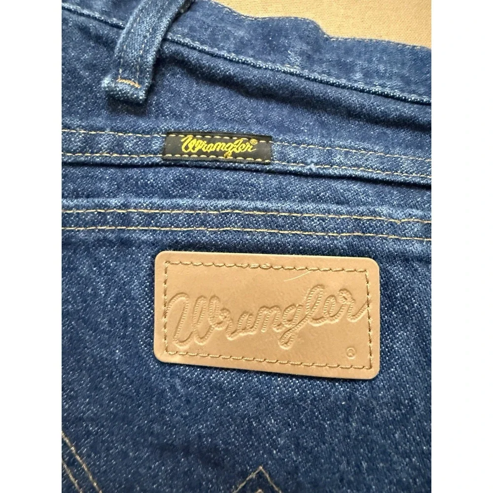 Wrangler‎ Jeans Mens 42x30 Blue Denim Western Cowboy Rodeo Cut